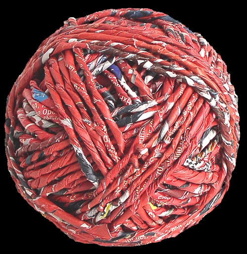paper ball and photo by ivano vitali