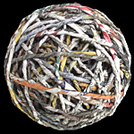 Paper ball and photo by Ivano Vitali