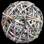 Paper ball and photo by Ivano Vitali